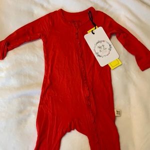 NWT Kozi & Co Ruffle Coverall 18-24 mos